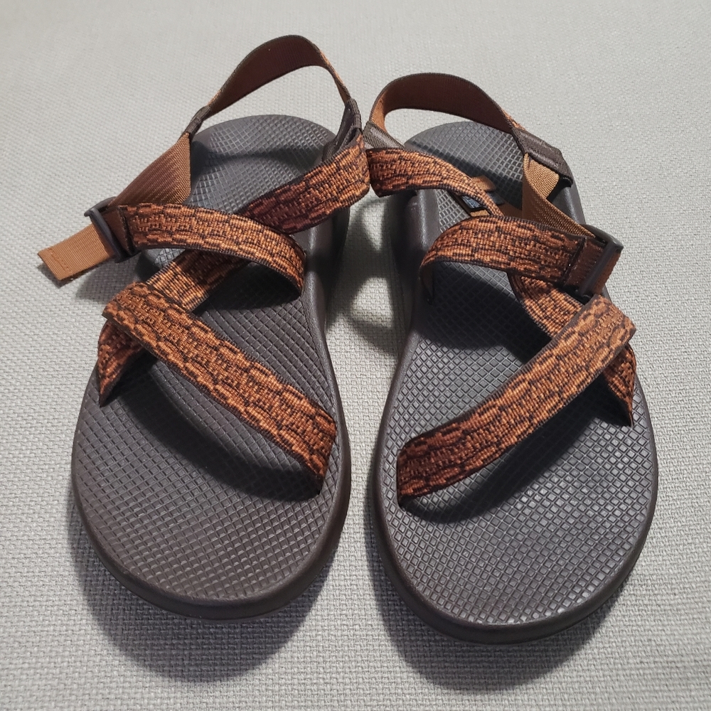 Chaco Men's Classic Performance footwear Outdoor Brown Hiking Sandal Shoes Sz 13 - Picture 7 of 15